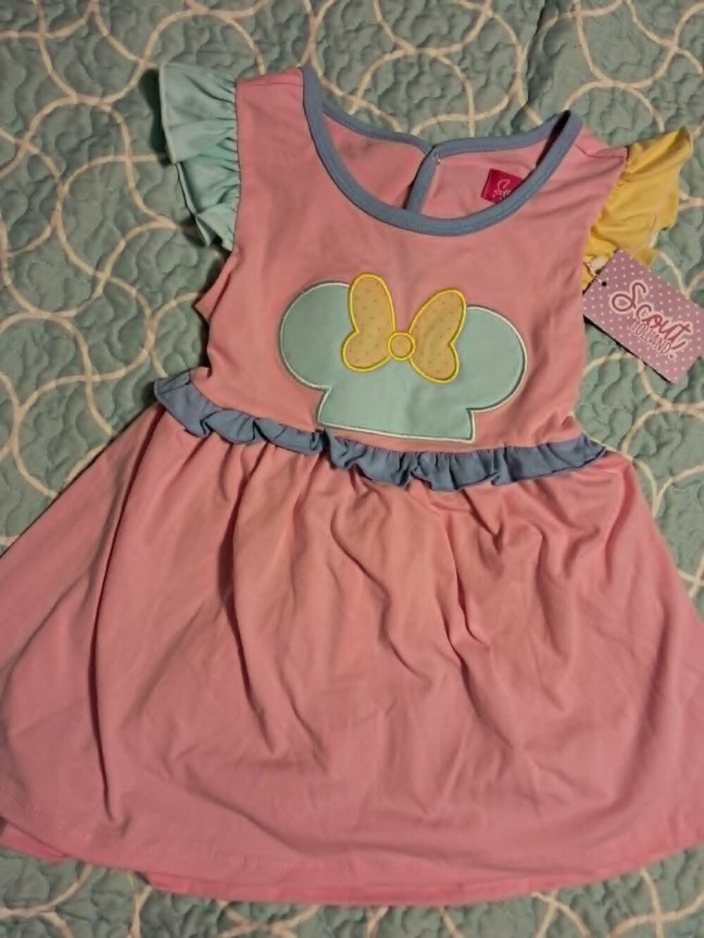 SCOUT & HOLLAND DISNEY MINNIE MOUSE TUNIC DRESS 7/8 NWT
